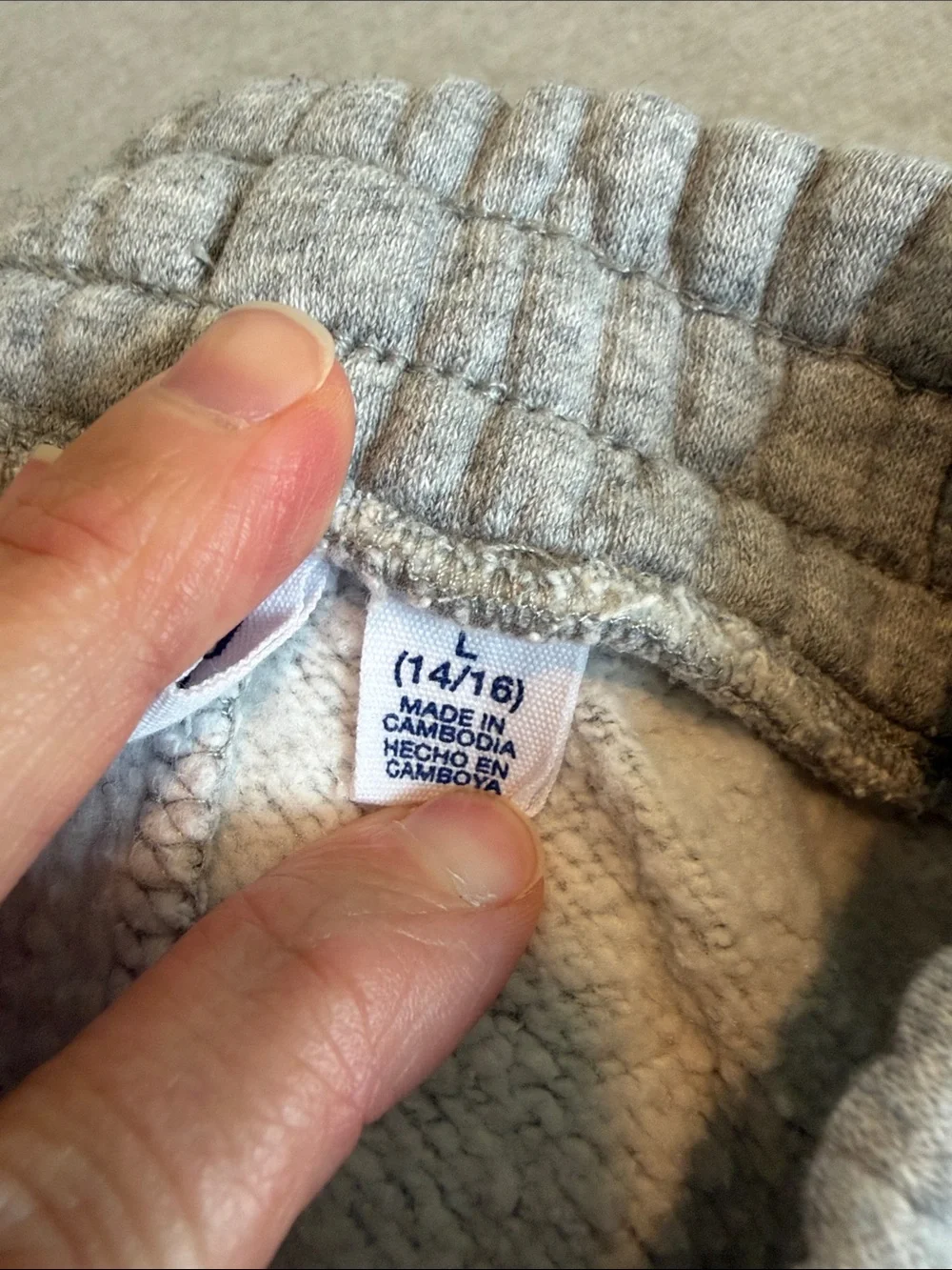 GAP Kids Light Gray Cargo Joggers